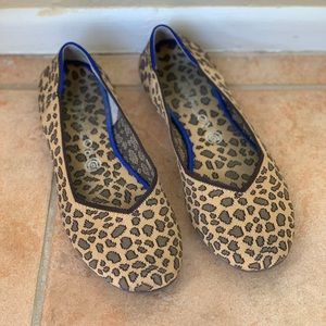 Rothy cheetah print shoes
